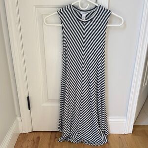 Nordstrom Navy and White Striped Top